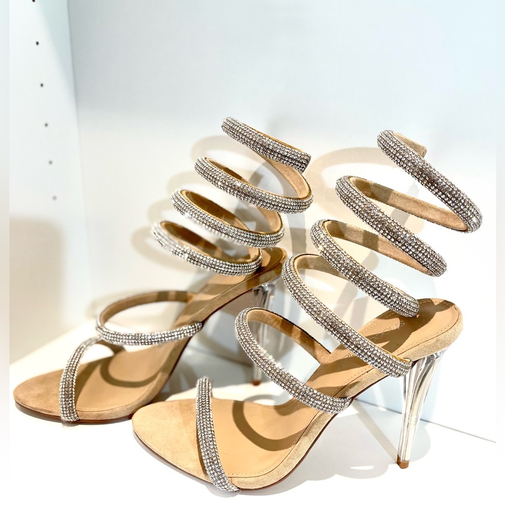 Kenzy Sparkle Heel Sandal